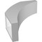 Ekena Millwork 4-in. W x 12-in. D x 16-in. H Thorton Architectural Grade PVC Knee Brace BRCP04X12X16THR - alternate 3